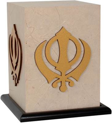 

Shady Ideas KHANDA LED Table Lamp(17.78 cm, Beige)