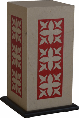 

Shady Ideas Bright Sparks LED Table Lamp(Beige, Red)