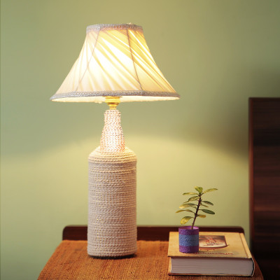 STYLE HOME LS-148 Table Lamp(35 cm, White)