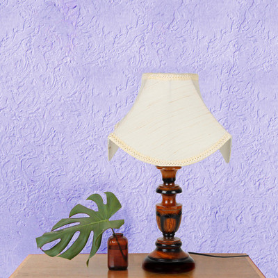 

Yashasvi Charlotte Khadi Table Lamp(45 cm, Snow)