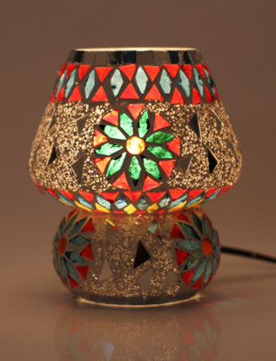 Brahmz Glass Table Lamp 18 cm, Silver