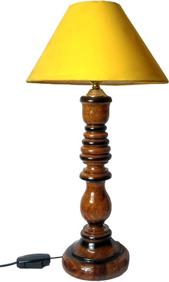 

Woodly Plain Yellow Table Lamp(32 cm, Yellow)