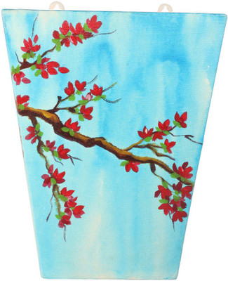 

Colors Unlimited Canvas Handpainted Night Lamp(10.54 cm, Blue)