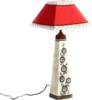 50% OFF on Aapno Rajasthan Red Paper Lamp With Hand Painted Terracotta Base Table Lamp(Red, Cream) 50% OFF on Aapno Rajasthan Red Paper Lamp With Hand Painted Terracotta Base Table Lamp(Red, Cream)