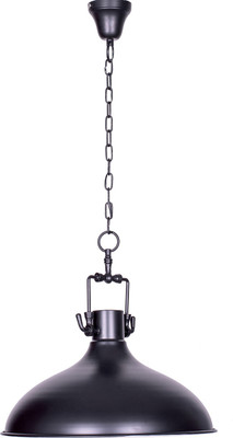 

Fos Lighting Industrial Black Funnel Pendant Light Night Lamp(66.04 cm, Black)
