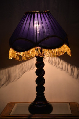 Yashasvi Decor Table Lamp(40.64 cm, Blue)