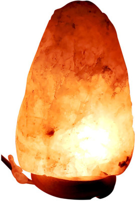 

Starstell Rock Salt Small Egg Shape Table Lamp(15 cm, White)