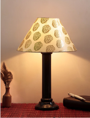 

STYLE HOME Wooden Base Table Lamp(42 cm, Brown)