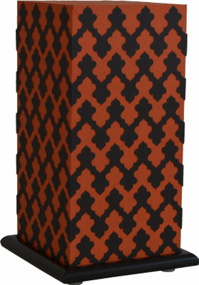 

Shady Ideas Jashan Medium LED Table Lamp(Orange, Black)