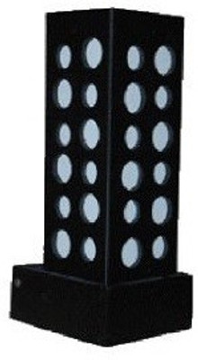 

WhiteRay Wooden Matt Black Design Night Lamp(25 cm, Black)