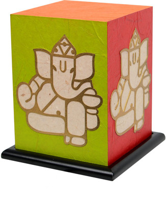 

Shady Ideas GANESH MAYURESH ACRYLIC LED Table Lamp(17.7 cm, Multicolor)