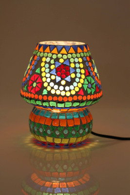 

Brahmz BMZ-GLM-13 Table Lamp(7 inch, White Mixed)