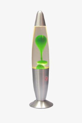 

India Bongs Lava Table Lamp(14 Inch, Green)