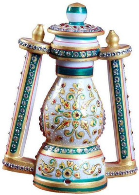 

KSC International Jaipur Best Marble Table Lamp(25 cm, White)