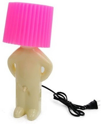 

GeekGoodies Naughty Boy Table Lamp(38.9 cm, Pink)