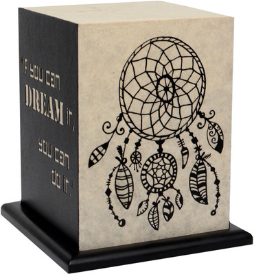 

Shady Ideas DREAM CATCHER LED Table Lamp(18 cm, Beige)