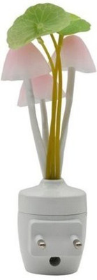 

Kumar Retail Mushroom Sensor LED Color Changing Wall Light 1 Night Lamp(13.5 cm, Multicolor)