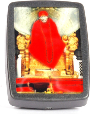 

Sigaram Sai Baba Photo with LED LIGHT - K340 Night Lamp(7 cm, Multicolor)