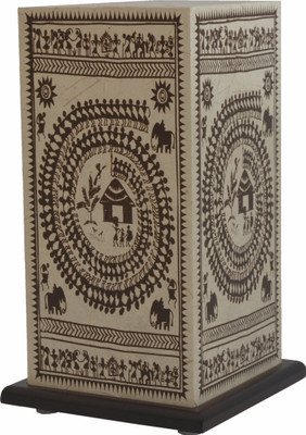 

Shady Ideas Warli LED Table Lamp(Beige, Brown)