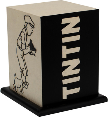 

Shady Ideas TINTIN LED Table Lamp(18 cm, Beige, Black)