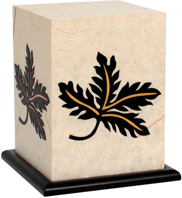 

Shady Ideas LEAFY WOODS LED Table Lamp(17.78 cm, Beige)