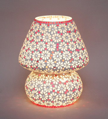 

The Brighter Side Daisy Mosaic Table Lamp(30 cm, Multicolor)