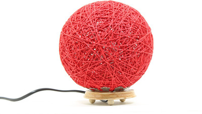 

Eartho TableMediumRed Table Lamp(18 cm, Red)