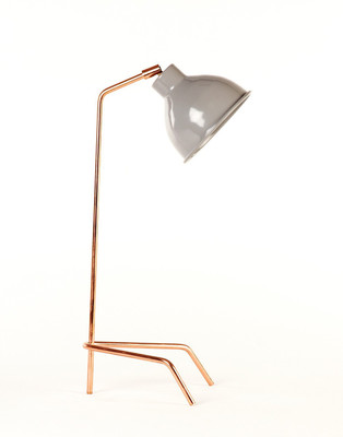 Orange Tree Cranny Study Table Lamp(55.8 cm, Grey)