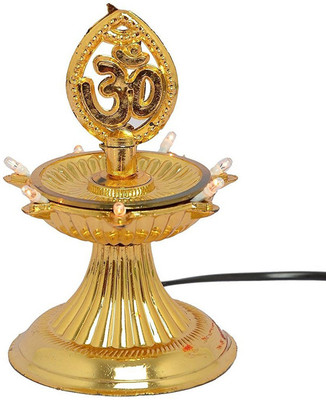 

Aashi 1 Layer LED Deepak Table Lamp(15 cm, Gold)