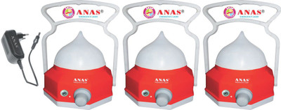 

Anas 12 LED WITH CHARGER RECHARGEABLE Table Lamp(15 cm, Red)