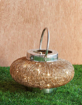 

Orange Tree Marky wire Gold Table Lamp(30 cm, Gold)