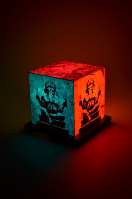 

Shady Ideas Pop Art Ganesh LED Table Lamp(Multicolor)