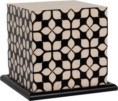

Shady Ideas GEOMETRIC NATURAL SHADE LED Table Lamp(17.78 cm, Beige)