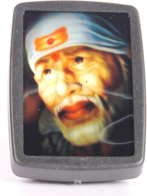 

Sigaram Sai Baba Photo with LED LIGHT - K338 Night Lamp(7 cm, Black)