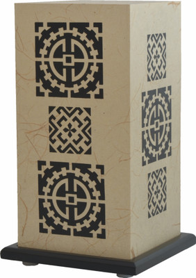 

Shady Ideas Graphix LED Table Lamp(Beige, Black)