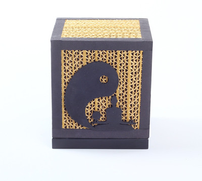 

Sylvn Studio Yin Yang Yoga Table Lamp(14 cm, Brown, Black)