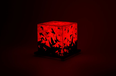 

Shady Ideas Taking Flight Small Table LED Table Lamp(Red, Black)