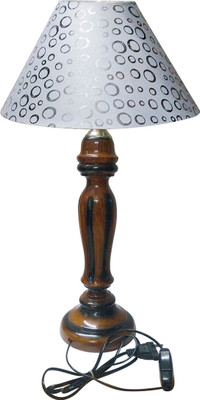 

Golddust Designer Wood Table Lamp(47 cm, Brown)