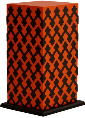 

Shady Ideas Jashan Large LED Table Lamp(Orange, Black)