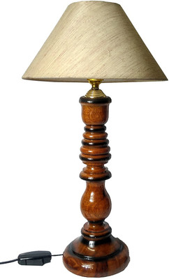 

Woodly Khadi Table Lamp(32 cm, Off White)