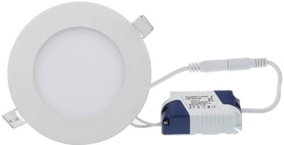 

Man Light 3 watt LED round ceiling panel light with driver 18P Night Lamp(White)