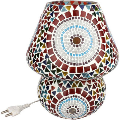 

Craftkriti Regal mosaic lamp Table Lamp(30 cm, Multicolor)