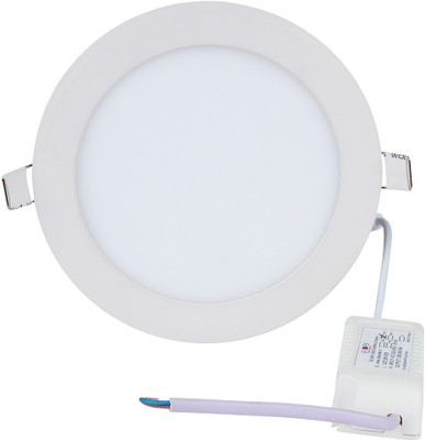 DECOREX 12W LED Panel Light (Light Colour : Cool White) Night Lamp(16.5 cm, White)