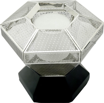 

Marsden Mystic Silver Table Lamp(27 cm, Silver)