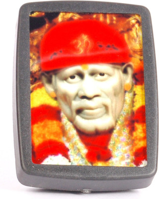 

Sigaram Sai Baba Photo with LED LIGHT - K339 Night Lamp(7 cm, Multicolor)