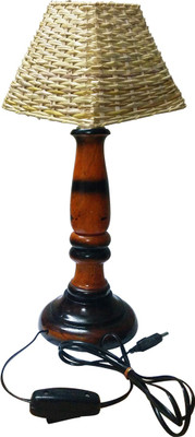 

Golddust Designer Wood Table Lamp(47 cm, Multicolor)