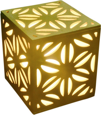

Transcends Light Box Gold Table Lamp(22 cm, Gold)