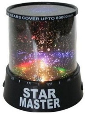 

ROYALDEAL STAR MASTER Night Lamp(13 cm, Black)