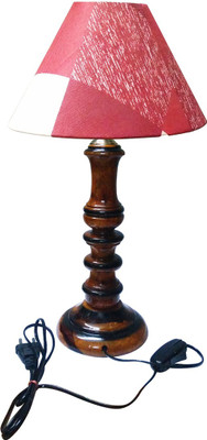 GOLDDUST Designer Wood Table Lamp(47 cm, Multicolor)