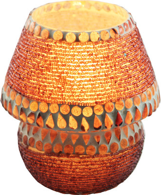 

Brahmz BMZ-GLM-25W Table Lamp(5.5 inch, Wine, White)